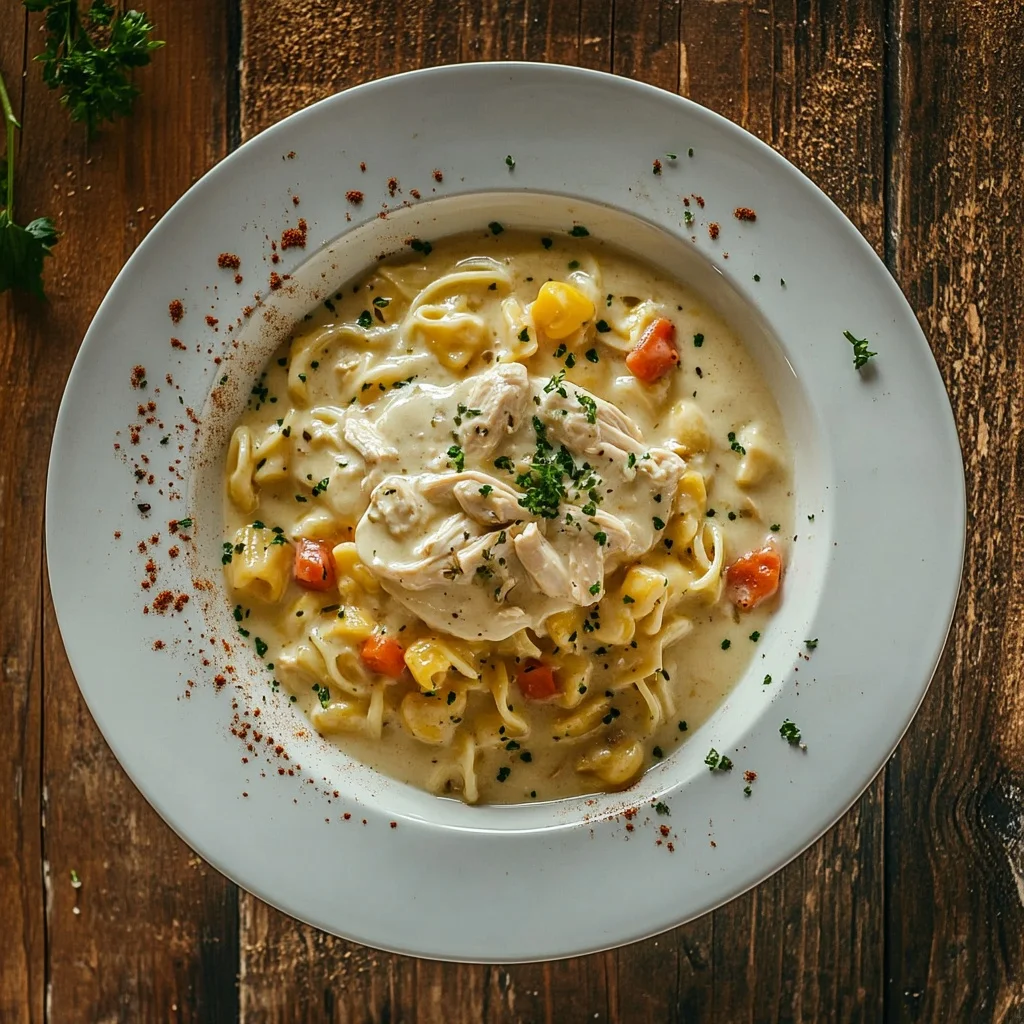 image for classic chicken pot pie pasta