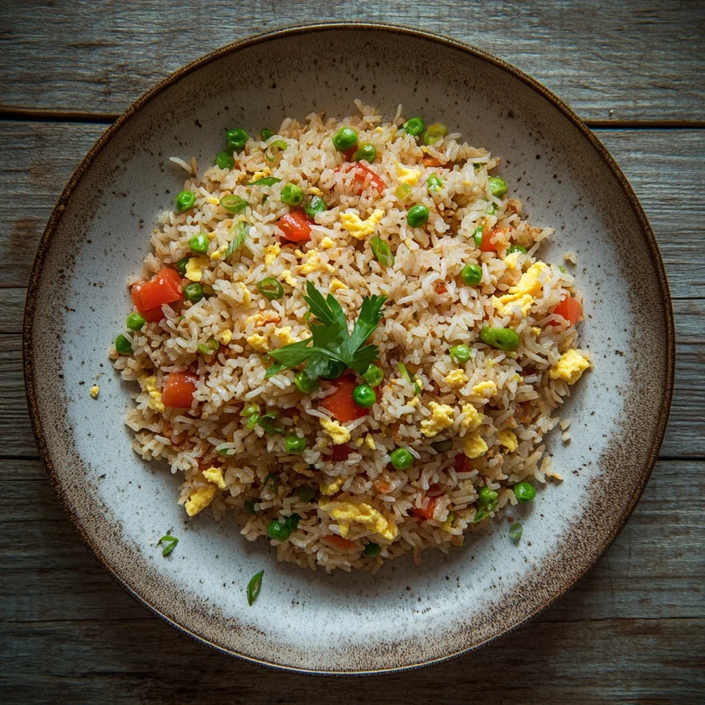 quick 15 minute egg fried rice
