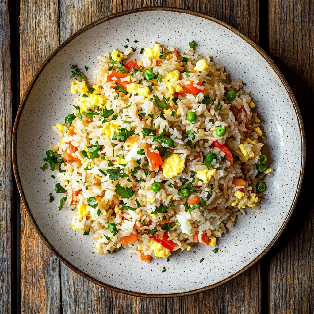 quick 15 minute egg fried rice ingredients