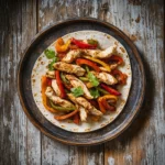 sheet pan chicken fajitas