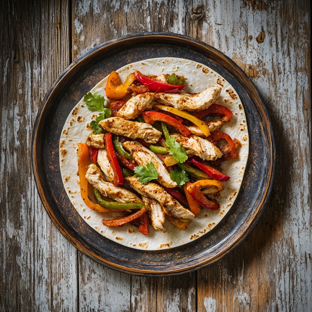 sheet pan chicken fajitas