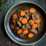 slow cooker beef stew with carrots