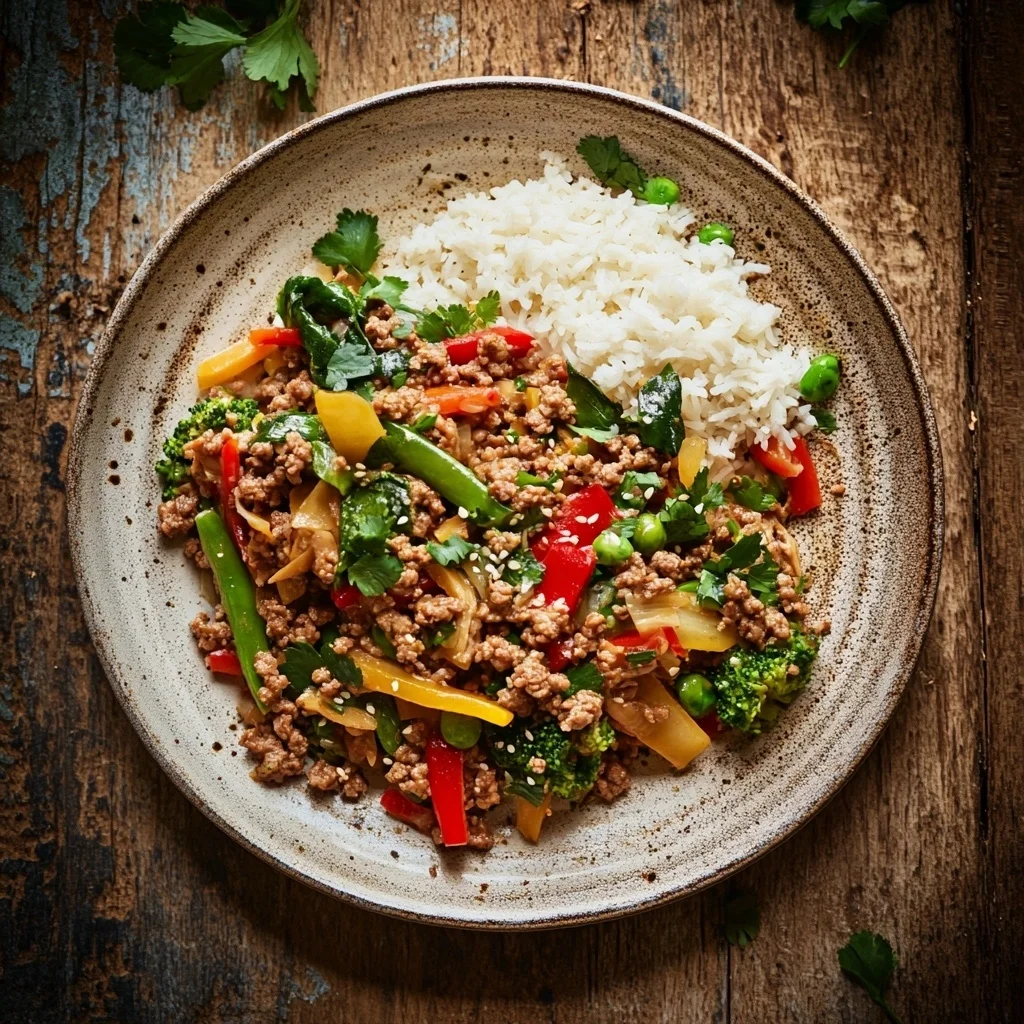 30 minute ground turkey stir fry ingredients