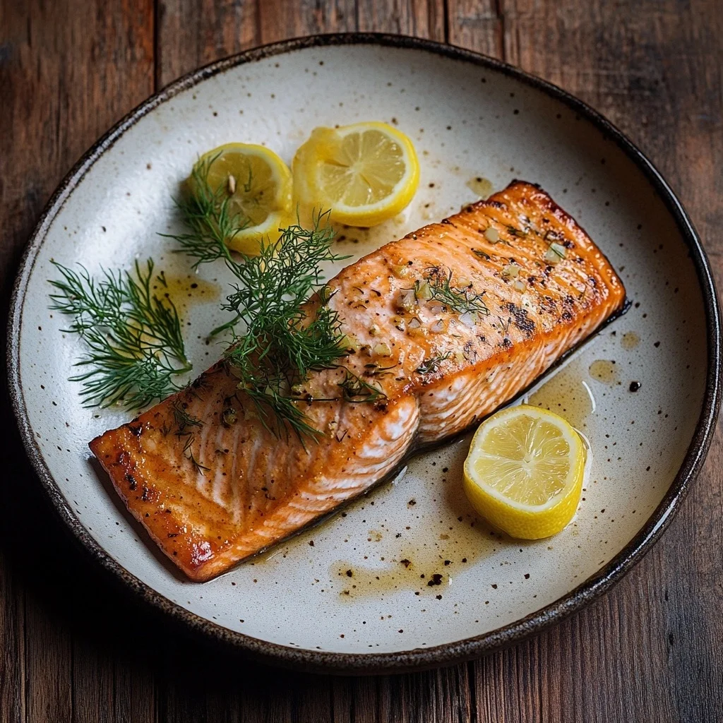 air fryer salmon with lemon dill ingredients