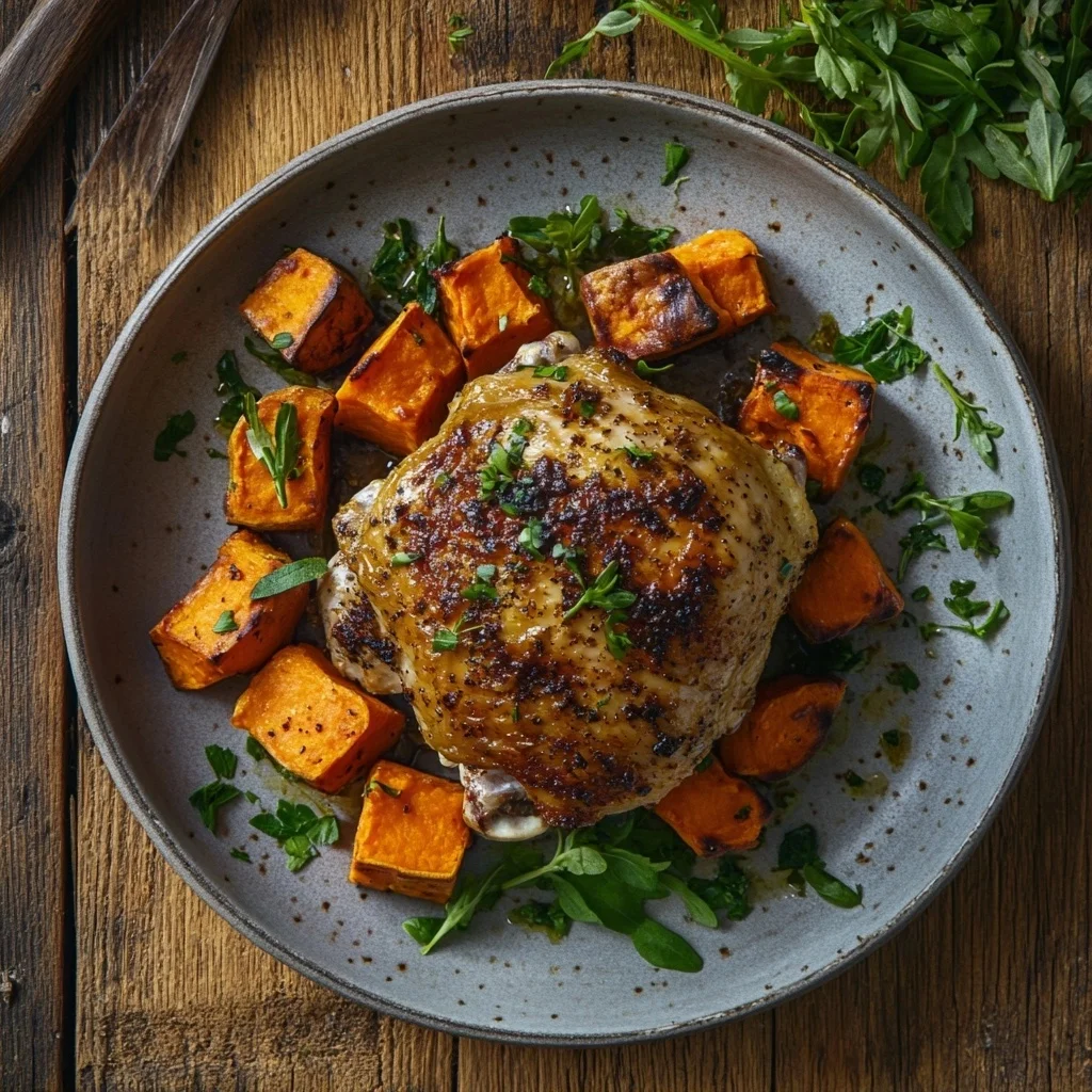 baked chicken and sweet potatoes ingredients
