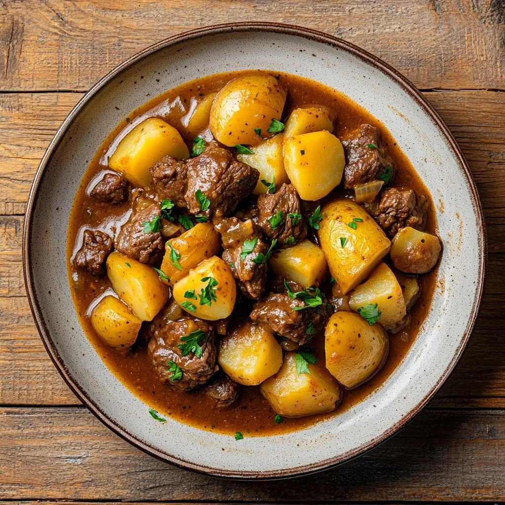 crockpot beef and potato stew ingredients