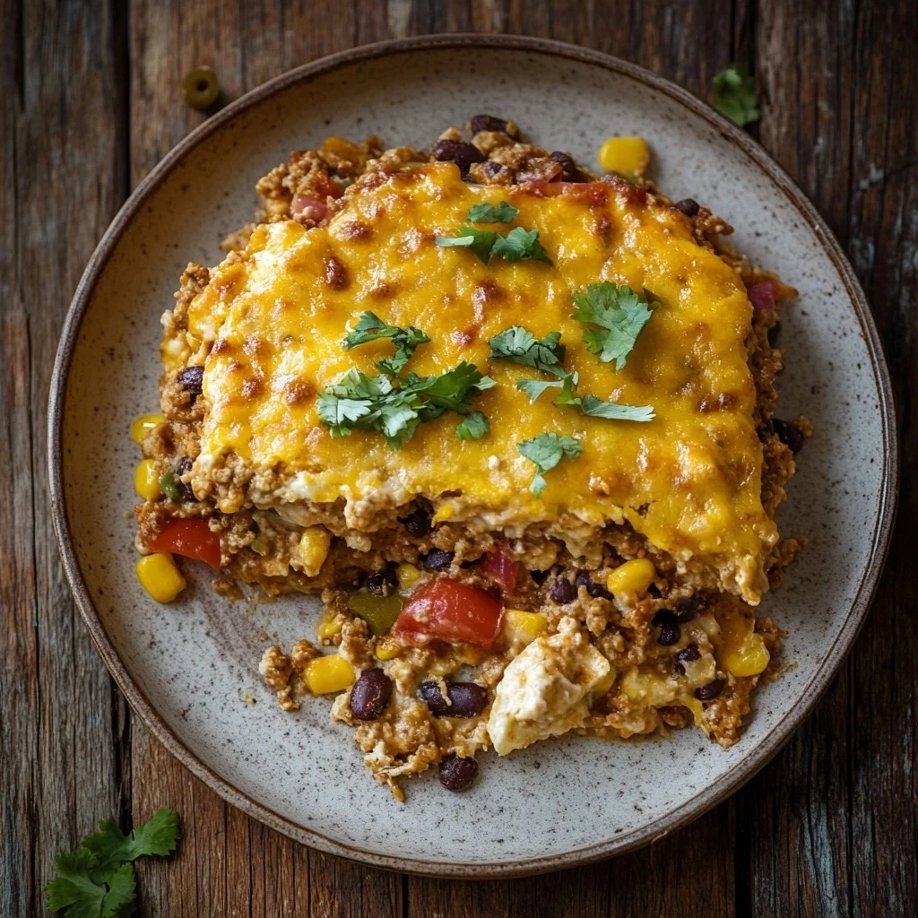 easy taco bake casserole ingredients