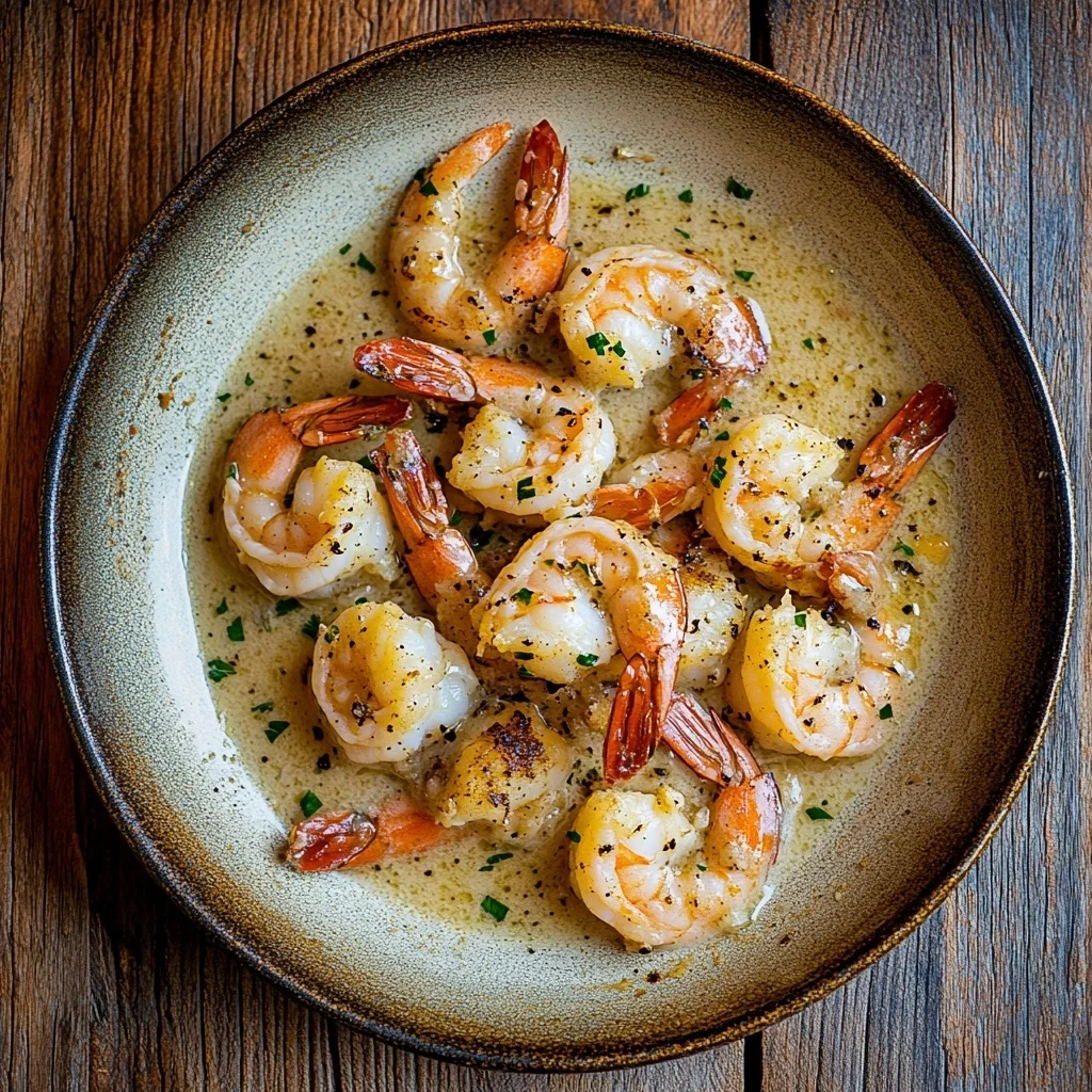 one pan garlic butter shrimp