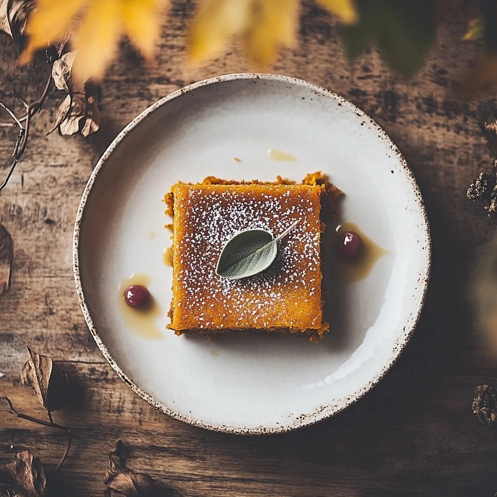 pumpkin bars