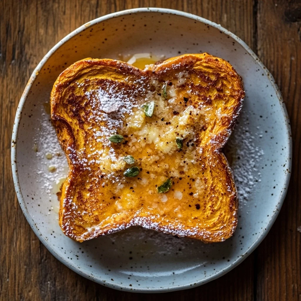 pumpkin french toast recipe serving suggestion