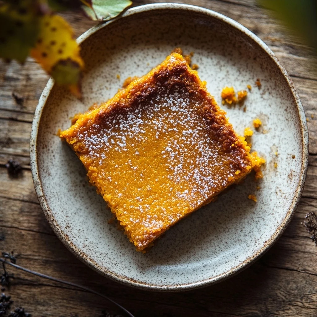 pumpkin recipes pumpkin bars serving suggestion