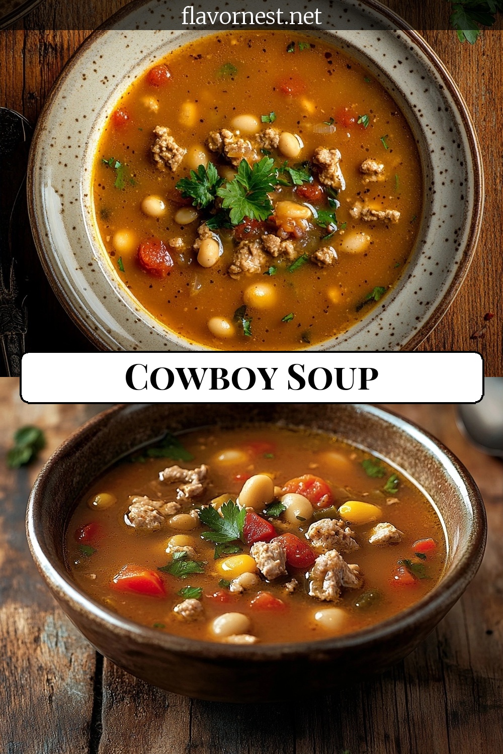 soup recipes cowboy soup pin