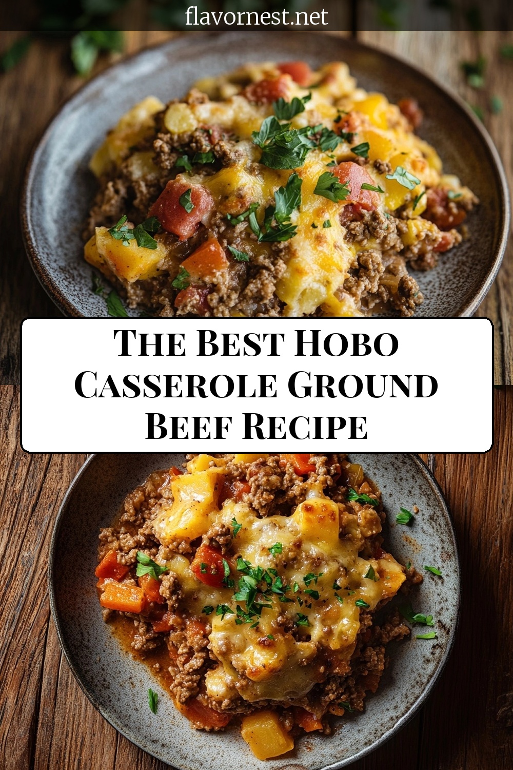 the best hobo casserole ground beef recipe pin