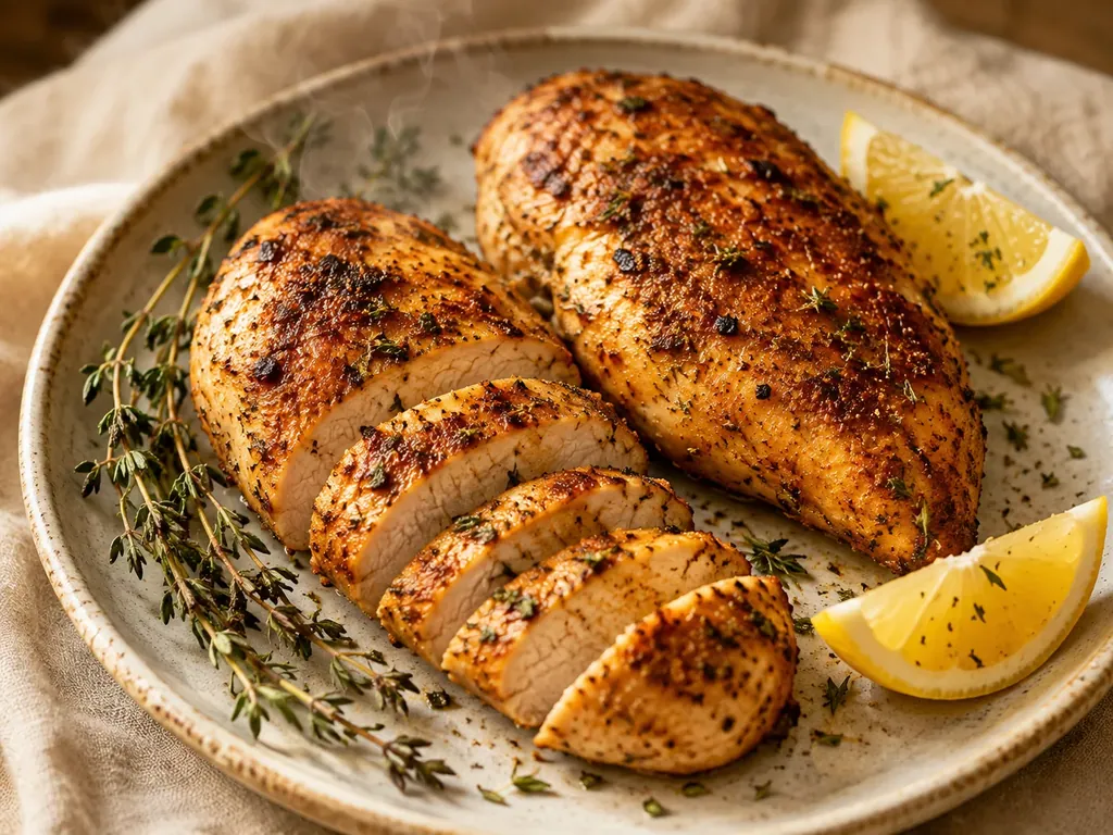 Air Fryer Chicken Breast with Herbs – Juicy, 20 Minutes, Zero Fuss
