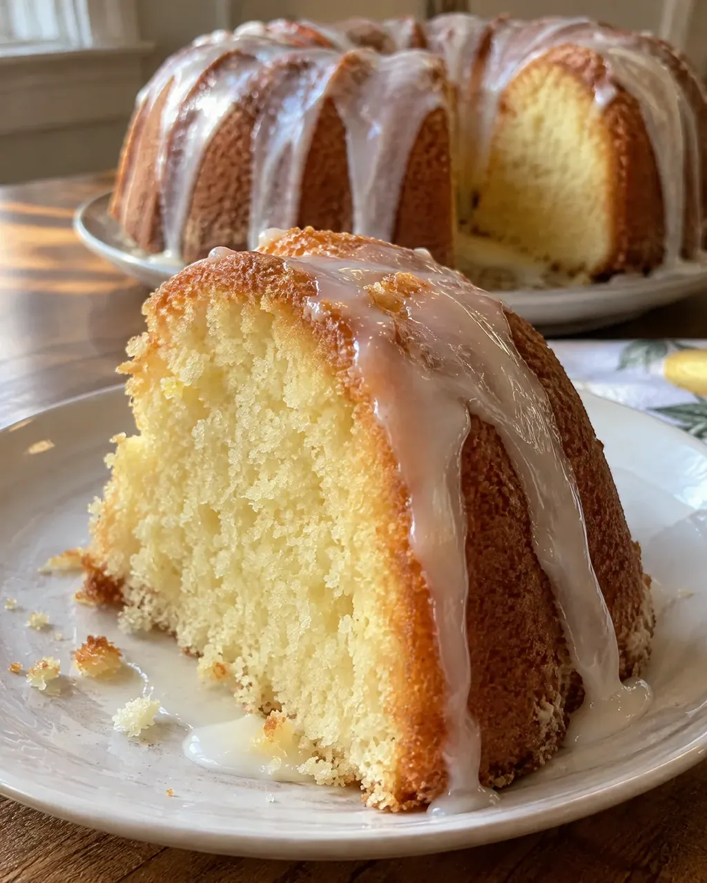 7UP Pound Cake (Old-Fashioned Bundt with Lemon-Lime Glaze)