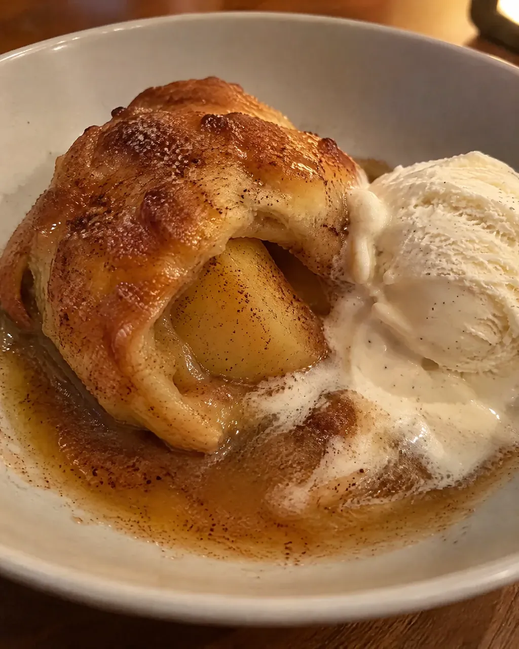 Easy Apple Dumplings (Crescent Roll and Soda Shortcut)