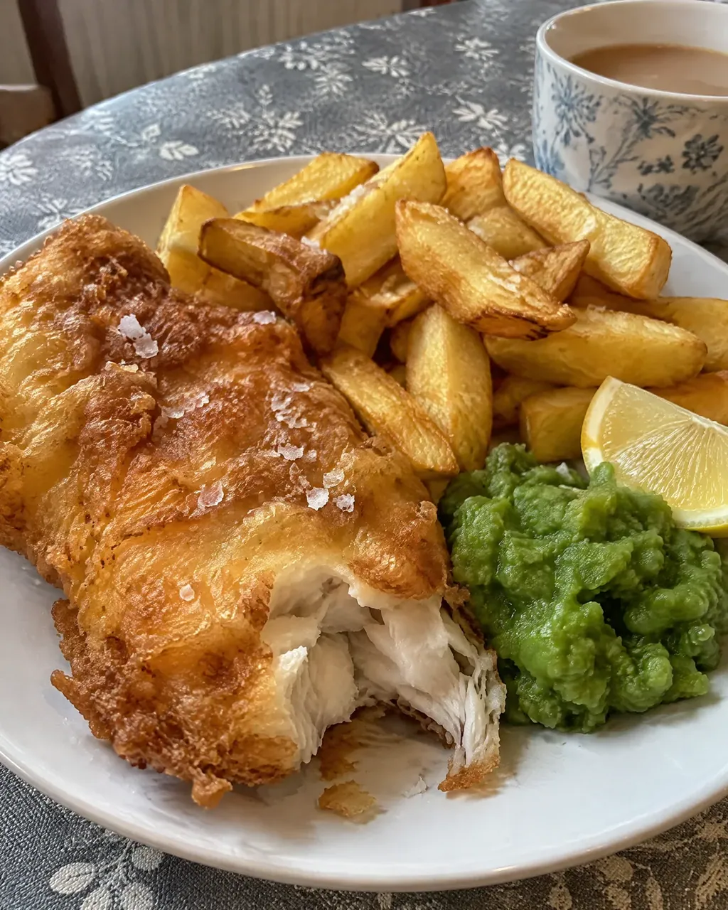 British Fish and Chips with Margaret's Light Crispy Batter