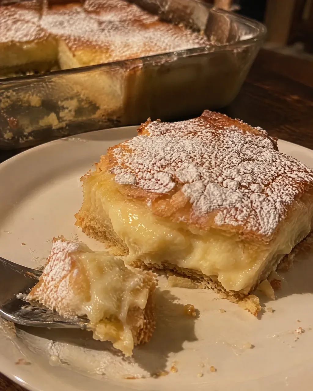 Gooey Butter Cake from Scratch (The Cake That Comes Out Wobbly)