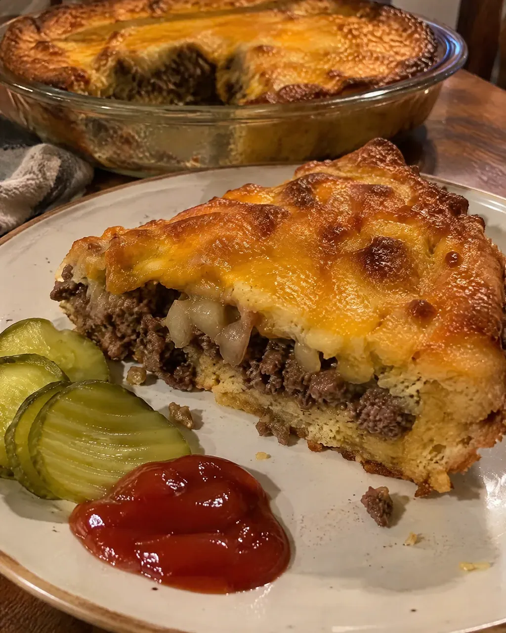 Impossible Cheeseburger Pie (The 1970s Supper That Makes Its Own Crust)