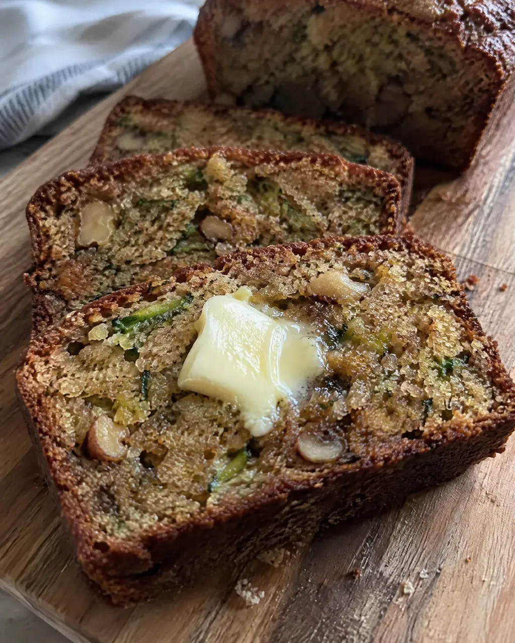 Old-Fashioned Zucchini Bread (Makes Two Loaves)