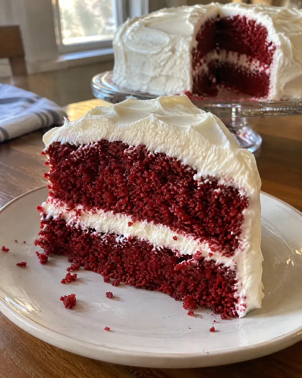 Red Velvet Cake with Cooked Frosting (The Original Ermine Frosting)