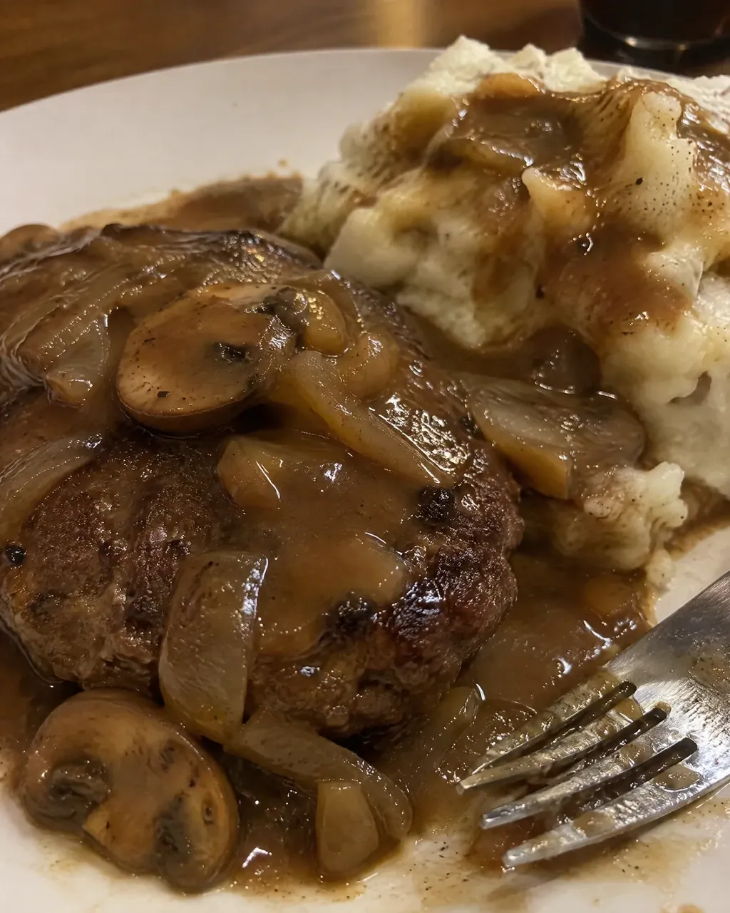 Salisbury Steak with Mushroom and Onion Gravy (Better Than the Foil Tray)