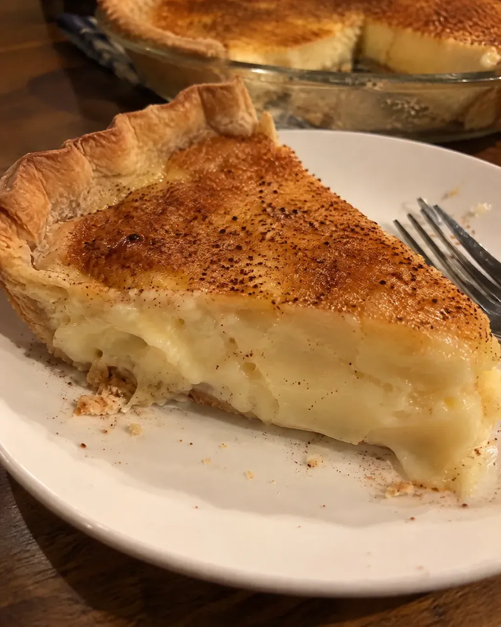 Sugar Cream Pie (Old-Fashioned Indiana Recipe, No Eggs)